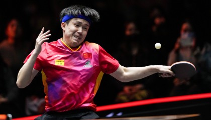 王楚钦3比1击败莫雷加德，闯进世乒联总决赛四强